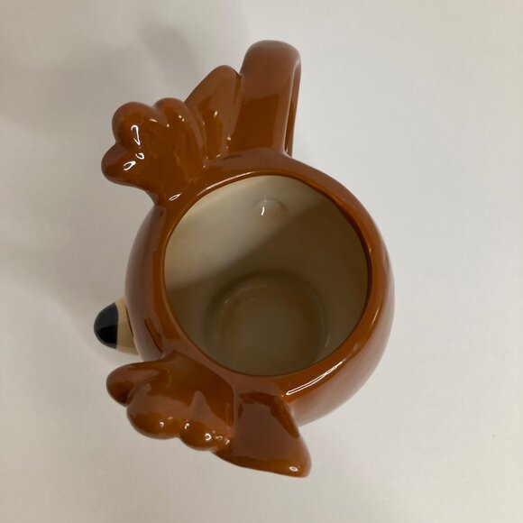 Winter Wonder Lane Cheeky Retro Reindeer Mug Home for the Holidays Crazing 5" 12 - Picture 5 of 7